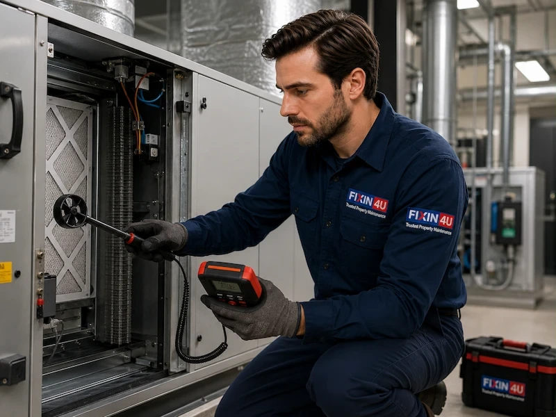 Fixin4u airflow balancing and recommissioning service for air handling systems in London